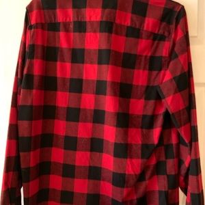 Red Flannel, Abercrombie & Fitch, loose fitting